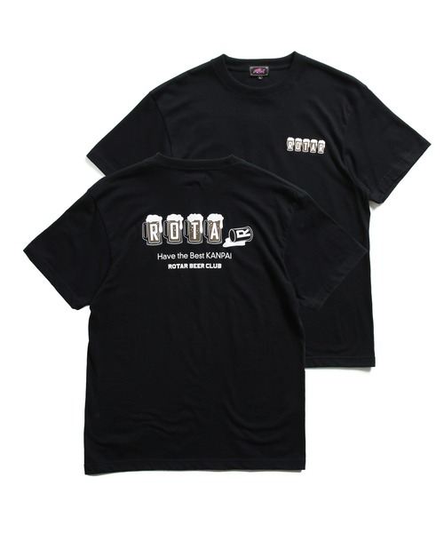 ROTAR（ローター）の「Have the Best KANPAI Tee BEER カンパイ バックプリント（Tシャツ/カットソー・メンズ・ホワイト/イエロー系その他/ブラック/ライトブルー・SMALL/MEDIUM/LARGE/X-LARGE）」の6枚目の写真