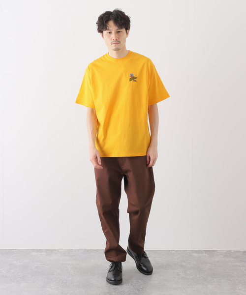 B.C STOCK（ベーセーストック）の「HAT GENTLEMAN S/S-T 2（Tシャツ/カットソー・メンズ・ホワイト/ブラック/イエロー・SMALL/MEDIUM/LARGE）」の7枚目の写真