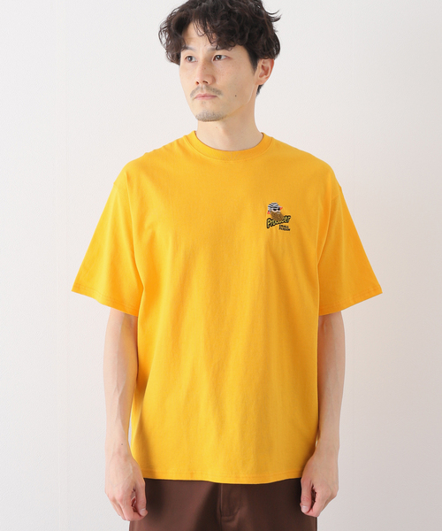 B.C STOCK（ベーセーストック）の「HAT GENTLEMAN S/S-T 2（Tシャツ/カットソー・メンズ・ホワイト/ブラック/イエロー・SMALL/MEDIUM/LARGE）」の8枚目の写真