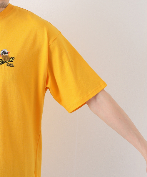 B.C STOCK（ベーセーストック）の「HAT GENTLEMAN S/S-T 2（Tシャツ/カットソー・メンズ・ホワイト/ブラック/イエロー・SMALL/MEDIUM/LARGE）」の13枚目の写真