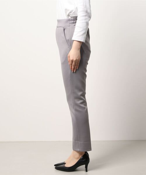 KOBE LETTUCE(コウベレタス)の「ストレッチセンタープレスパンツ(その他パンツ・レディース・ブラック/グレー・S/M/L)」の10枚目の写真