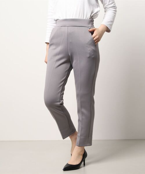 KOBE LETTUCE(コウベレタス)の「ストレッチセンタープレスパンツ(その他パンツ・レディース・ブラック/グレー・S/M/L)」の12枚目の写真