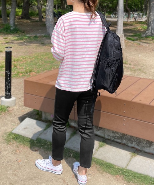 KOBE LETTUCE(コウベレタス)の「ストレッチセンタープレスパンツ(その他パンツ・レディース・ブラック/グレー・S/M/L)」の4枚目の写真