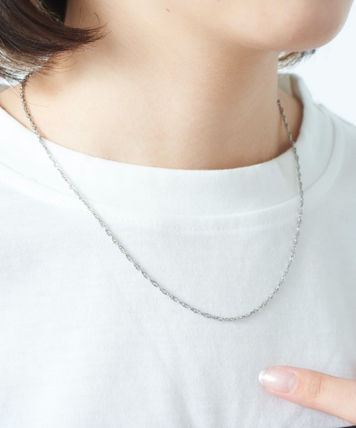 MAISON BREEZE（メゾンブリーズ）の「【MAISON BREEZE】ボヘミアンリゾートベネチアンチェーンネックレス（ネックレス・レディース・ピンク/ゴールド/シルバー・FREE）」の3枚目の写真