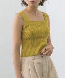 リブニットキャミ