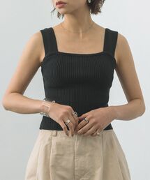 リブニットキャミ