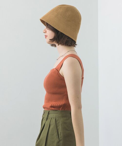 RETRO GIRL（レトロガール）の「リブニットキャミ（ニット/セーター・レディース・ブラック/レッド/オフホワイト/イエロー・FREE）」の21枚目の写真