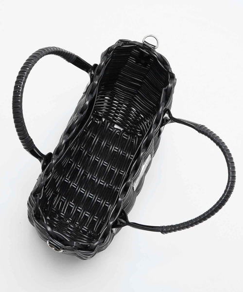 X-girl（エックスガール）の「BASKET BAG（ショルダーバッグ・レディース・ブラック/グリーン・ONE SIZE）」の10枚目の写真