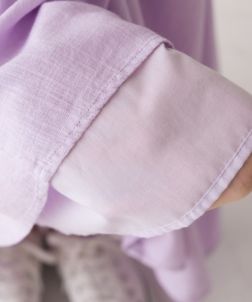 OMNES（オムネス）の「麻レーヨンサーキュラースカート（スカート・レディース・ブラック/ベージュ/イエロー/グリーン/ラベンダー・FREE）」の6枚目の写真