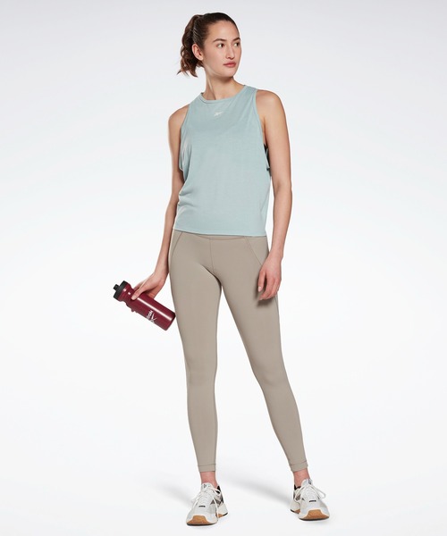 Reebok（リーボック）の「ヨガ ロング タンクトップ / Yoga Long Tank Top（タンクトップ・レディース・ホワイト/グレー/ブラック・X-LARGE/MEDIUM/SMALL/X-SMALL/LARGE）」の11枚目の写真