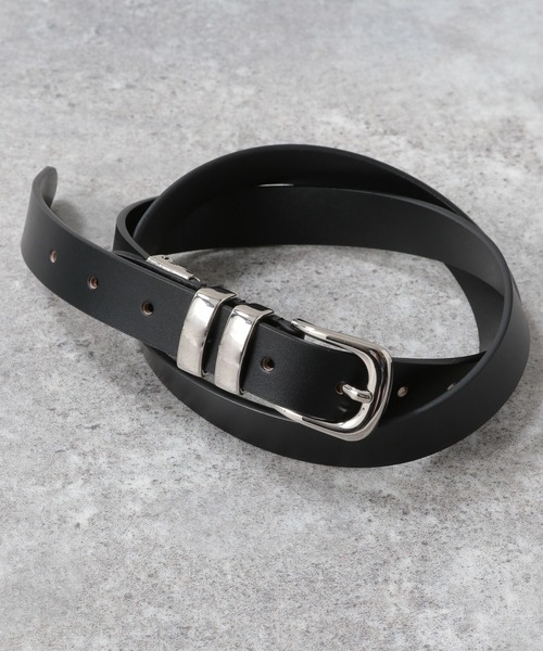 RAGEBLUE（レイジブルー）の「メタルサルカンベーシックベルト（ベルト・メンズ・ブラック・ONE SIZE）」の4枚目の写真