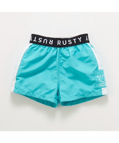 RUSTY(ラスティ)の「RUSTY/ラスティ ショートパンツ キッズ ジュニア パンツ ボーイ ウエストゴム サーフトランクス 海水パンツ ボードショーツ(その他パンツ・キッズ・グリーン/ピンク/カーキ/ブラック・130/140/150/160/120)」の3枚目の写真