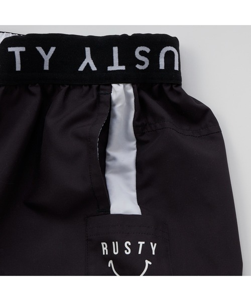 RUSTY(ラスティ)の「RUSTY/ラスティ ショートパンツ キッズ ジュニア パンツ ボーイ ウエストゴム サーフトランクス 海水パンツ ボードショーツ(その他パンツ・キッズ・グリーン/ピンク/カーキ/ブラック・130/140/150/160/120)」の12枚目の写真