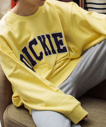 【Dickies/ディッキーズ】カレッジロゴ ロゴスウェット P/O カレッジ サテン刺繍