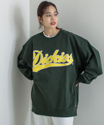 【Dickies/ディッキーズ】カレッジロゴ ロゴスウェット P/O カレッジ サテン刺繍