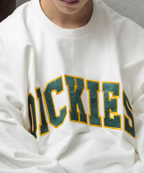 Dickies(ディッキーズ)の「【Dickies/ディッキーズ】カレッジロゴ ロゴスウェット P/O カレッジ サテン刺繍(スウェット・メンズ・ホワイト/アイボリー/チャコールグレー/ダークブラウン/ダークグリーン/ネイビー/ロイヤルブルー/イエロー・M/L/XL)」の17枚目の写真