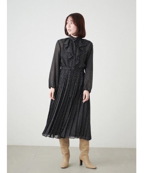 Mila Owen（ミラオーウェン）の「フレンチスクエアロングブーツ（ブーツ・レディース・ベージュ/ブラック/キャメル・38/36/37）」の11枚目の写真