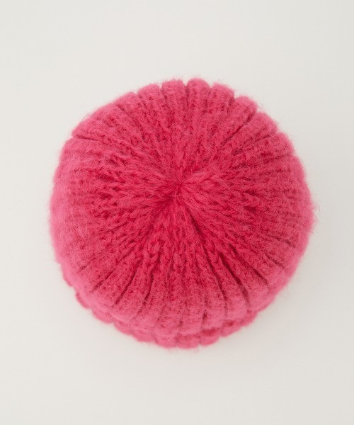 RODEO CROWNS WIDE BOWL（ロデオクラウンズワイドボウル）の「CANDY KNIT CAP（ニットキャップ/ビーニー・レディース・ブラック/パープル/グリーン/ピンク・FREE）」の15枚目の写真