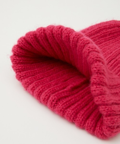 RODEO CROWNS WIDE BOWL（ロデオクラウンズワイドボウル）の「CANDY KNIT CAP（ニットキャップ/ビーニー・レディース・ブラック/パープル/グリーン/ピンク・FREE）」の10枚目の写真