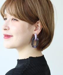 Cepica | BIG楕円パーツフックピアス(ピアス（両耳用）)