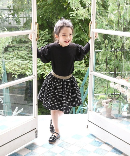 Rora（ローラ）の「ゆめふわ カットソー（Tシャツ/カットソー・キッズ・ベージュ/ブラック・140/150/120/130/110/100cm）」の12枚目の写真