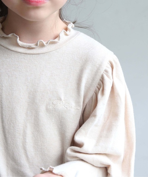 Rora（ローラ）の「ゆめふわ カットソー（Tシャツ/カットソー・キッズ・ベージュ/ブラック・140/150/120/130/110/100cm）」の19枚目の写真