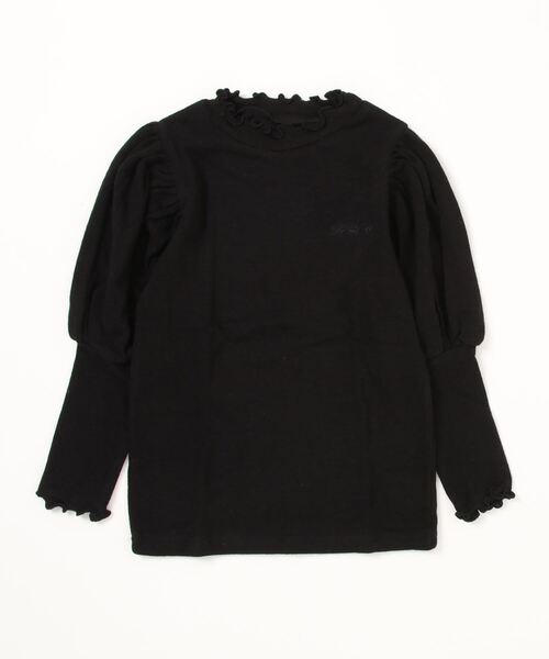 Rora（ローラ）の「ゆめふわ カットソー（Tシャツ/カットソー・キッズ・ベージュ/ブラック・140/150/120/130/110/100cm）」の4枚目の写真