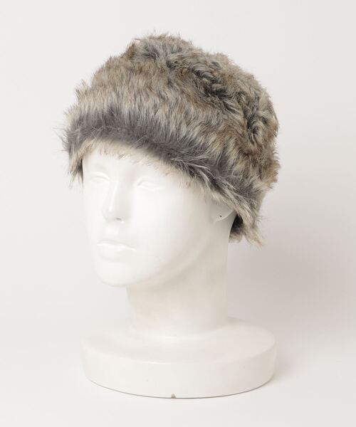 yield(イールド)の「【Lovable】Eco Fur Metel_BATT-27612(キャップ・レディース・グレー/ブラック/アイボリー/ベージュ/モカ・FREE)」の9枚目の写真