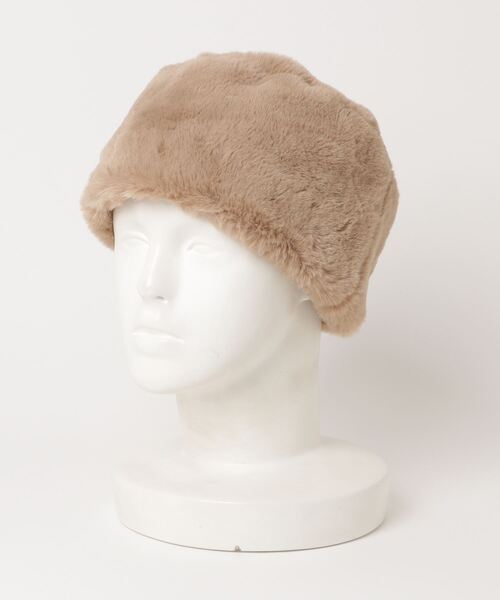 yield(イールド)の「【Lovable】Eco Fur Metel_BATT-27612(キャップ・レディース・グレー/ブラック/アイボリー/ベージュ/モカ・FREE)」の10枚目の写真