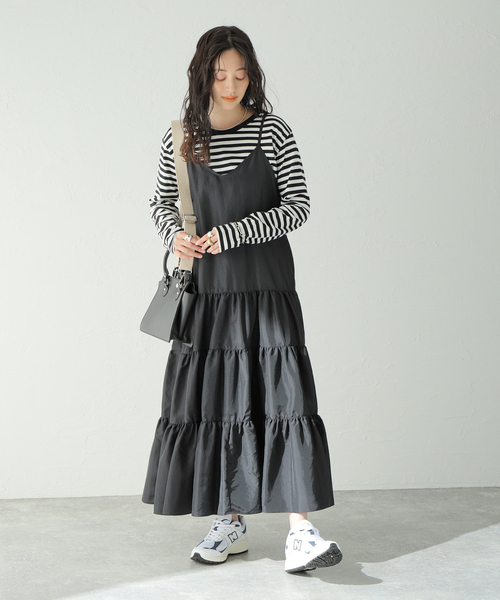 JOURNAL STANDARD(ジャーナルスタンダード)の「クラシックボーダーロングTシャツ(Tシャツ/カットソー・レディース・ブラック/ダークブルー/ブルー系その他/レッド系その他・FREE)」の8枚目の写真