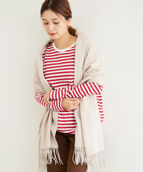 JOURNAL STANDARD(ジャーナルスタンダード)の「クラシックボーダーロングTシャツ(Tシャツ/カットソー・レディース・ブラック/ダークブルー/ブルー系その他/レッド系その他・FREE)」の19枚目の写真