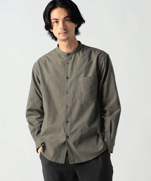 Grand PARK | ウールライクバンドカラーシャツ(シャツ/ブラウス)