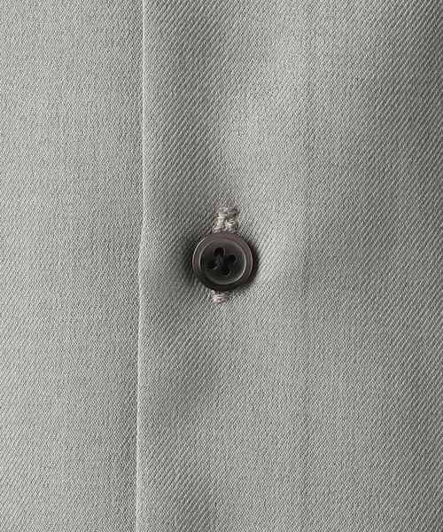 Grand PARK（グランドパーク）の「ウールライクバンドカラーシャツ（シャツ/ブラウス・メンズ・グレー/カーキ/チャコールグレー・MEDIUM/LARGE）」の11枚目の写真
