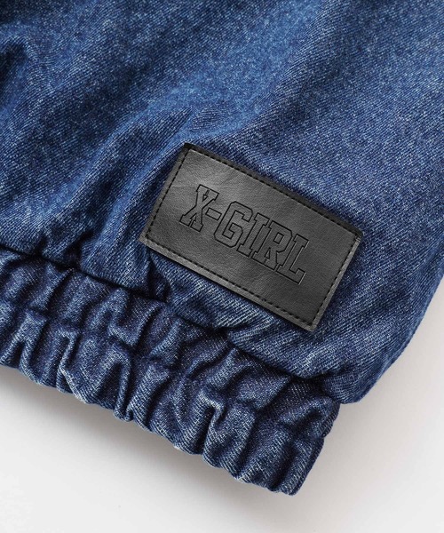 X-girl（エックスガール）の「DENIM OVERSIZED JACKET（デニムジャケット・レディース・インディゴブルー・M/S）」の17枚目の写真