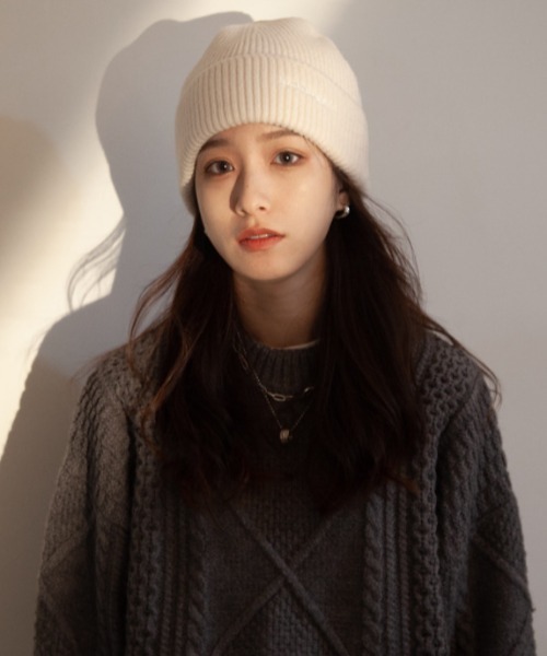 Mela（メラ）の「KNIT BEANIE（ニットキャップ/ビーニー）」 - WEAR