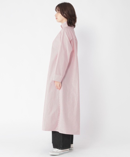 studio CLIP（スタディオクリップ）の「《DAYS》コラボハイネックシャツワンピース（ワンピース・レディース・オフホワイト/ピンク/その他1・FREE）」の17枚目の写真
