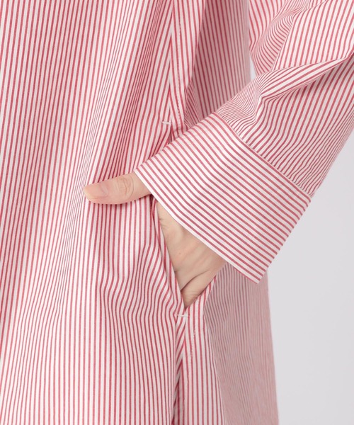 studio CLIP（スタディオクリップ）の「《DAYS》コラボハイネックシャツワンピース（ワンピース・レディース・オフホワイト/ピンク/その他1・FREE）」の15枚目の写真