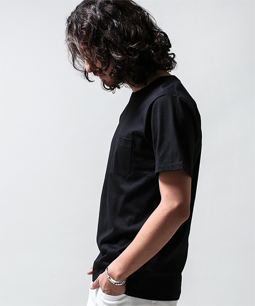 NANO universe(ナノユニバース)の「AntiSoaked(R) C/R Crew T(Tシャツ/カットソー・メンズ・ホワイト/ブラック/ブルー/ネイビー・SMALL/LARGE/X-LARGE/MEDIUM)」の5枚目の写真