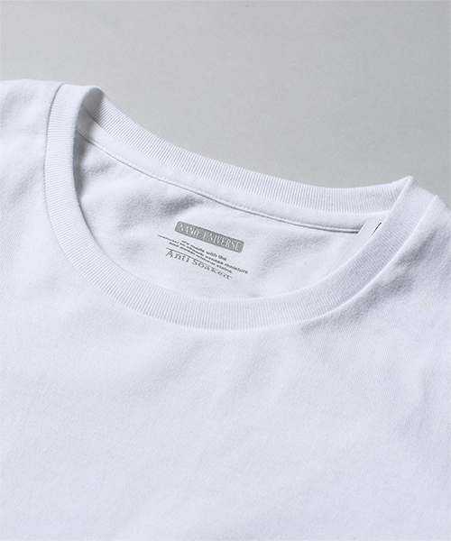 NANO universe(ナノユニバース)の「AntiSoaked(R) C/R Crew T(Tシャツ/カットソー・メンズ・ホワイト/ブラック/ブルー/ネイビー・SMALL/LARGE/X-LARGE/MEDIUM)」の8枚目の写真