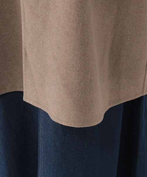 studio CLIP（スタディオクリップ）の「リバーシブルウールテントコート（その他アウター・レディース・グレー/モカ/ネイビー・MEDIUM/LARGE）」の15枚目の写真