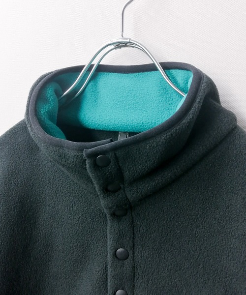 Starting Over（スターティングオーバー）の「マイクロフリーススナッププルオーバー（スウェット・メンズ・ブラック/グリーン/モカ/オートミール・M/L/XL）」の5枚目の写真