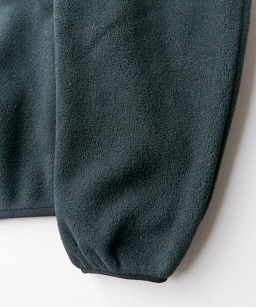 Starting Over（スターティングオーバー）の「マイクロフリーススナッププルオーバー（スウェット・メンズ・ブラック/グリーン/モカ/オートミール・M/L/XL）」の11枚目の写真