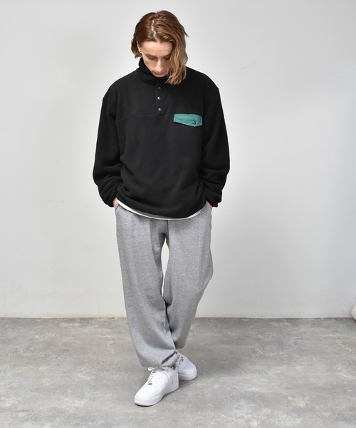 Starting Over（スターティングオーバー）の「マイクロフリーススナッププルオーバー（スウェット・メンズ・ブラック/グリーン/モカ/オートミール・M/L/XL）」の20枚目の写真