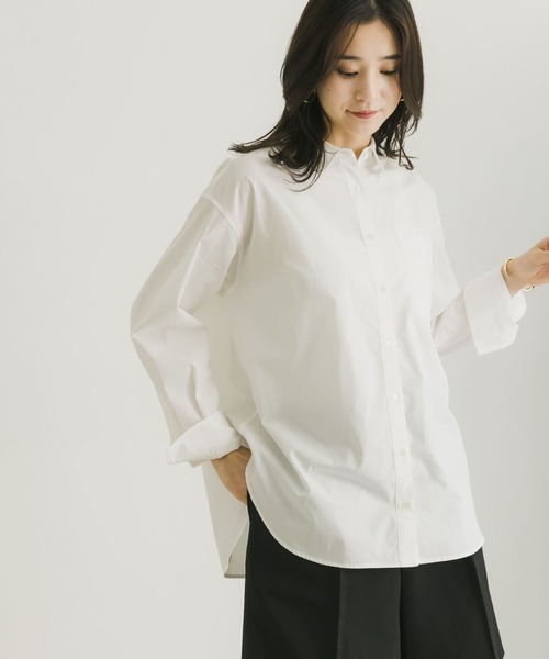 URBAN RESEARCH（アーバンリサーチ）の「コットンレギュラーシャツ（シャツ/ブラウス・レディース・ブルー系その他/オフホワイト/ストライプ・FREE）」の22枚目の写真