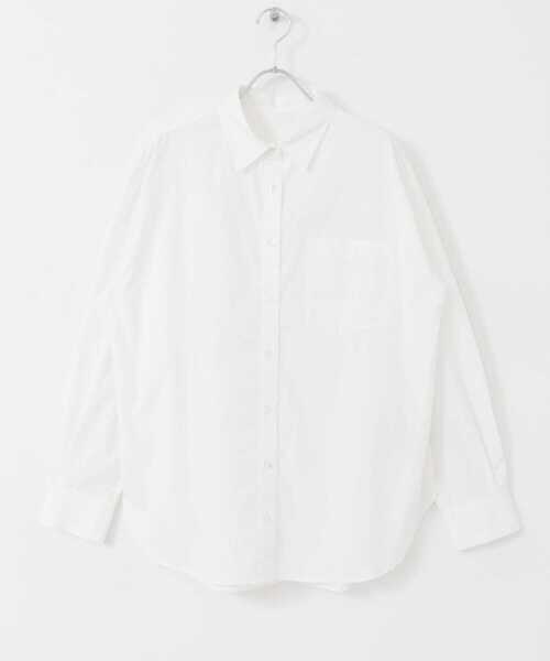 URBAN RESEARCH（アーバンリサーチ）の「コットンレギュラーシャツ（シャツ/ブラウス・レディース・ブルー系その他/オフホワイト/ストライプ・FREE）」の17枚目の写真