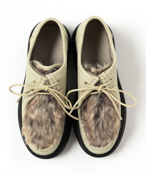 B:MING by BEAMS(ビーミングバイビームス)の「B:MING by BEAMS / フェイクファー プラットフォーム ブーツ(ブーツ・レディース・ホワイト系その他7/ブラック/ブラウン系その他3・22.5/23.5/24.5)」の19枚目の写真