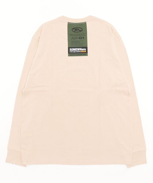 AAPE BY A BATHING APE（エーエイプバイアベイシングエイプ）の「AAPE LONG SLEEVE TEE（Tシャツ/カットソー・メンズ・ダークカーキ/ベージュ系その他/ブラック・MEDIUM/LARGE/XX-LARGE/X-LARGE/SMALL）」の18枚目の写真