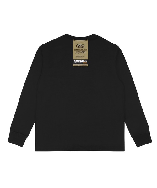 AAPE BY A BATHING APE（エーエイプバイアベイシングエイプ）の「AAPE LONG SLEEVE TEE（Tシャツ/カットソー・メンズ・ダークカーキ/ベージュ系その他/ブラック・MEDIUM/LARGE/XX-LARGE/X-LARGE/SMALL）」の5枚目の写真