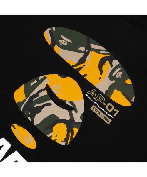 AAPE BY A BATHING APE（エーエイプバイアベイシングエイプ）の「AAPE LONG SLEEVE TEE（Tシャツ/カットソー・メンズ・ダークカーキ/ベージュ系その他/ブラック・MEDIUM/LARGE/XX-LARGE/X-LARGE/SMALL）」の11枚目の写真