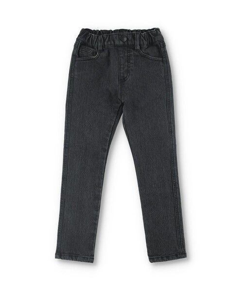 BRANSHES（ブランシェス）の「【ユニ/プレミアムストレッチ】裏起毛デニムロングパンツ（デニムパンツ・キッズ・ブラック/サックスブルー/ネイビー/ブルー・140/110/130/150/100/120/90）」の17枚目の写真